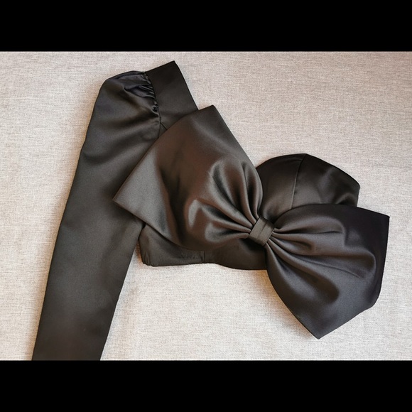 Satin style crop top